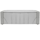 Ver imagem 6 de Calçadeira Baú Solteiro 90 Cm Para Cama Box Suede Branco