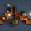 Ver imagem 2 de Papel de Parede Adesivo Lavavel Texturizado Tecido Jeans Escuro