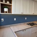 Ver imagem 3 de Papel de Parede Adesivo Lavavel Texturizado Tecido Jeans Escuro