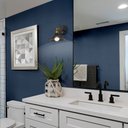 Ver imagem 4 de Papel de Parede Adesivo Lavavel Texturizado Tecido Jeans Escuro