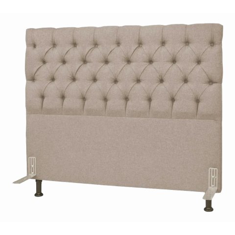 Cabeceira Para Cama Box Solteiro 0,9 M Lisboa:Suede Bege