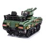 Carrinho Elétrico Mini Tanque com Som Luz e Disparador de Munição Camuflado Verde G31 - Gran Belo Mi - 3