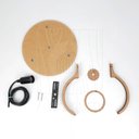 Ver imagem 7 de Luminaria Pendente Tripla Bali E27 Madeira Mdf Cr Desmontada:rústico