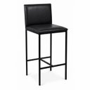 Ver imagem 6 de Banqueta Alta Bistrô Industrial Kiel Estofada Cor Preto - Kmj