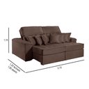 Ver imagem 3 de Sofa Martins M-188 02 Md.80 C/ Almofadas V-211