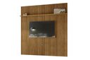 Ver imagem 3 de Estante Home Theater com Bancada Suspensa Luna com Aparador para Sala Buffet Mônaco Cumaru Opala -