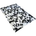 Ver imagem 2 de Tapete de Couro Preto Branco Malhado 1,20x1,80 C/B Peça 10