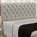 Ver imagem 1 de Cabeceira Estofada Fernanda 1,40 Casal Veludo - Star Confort