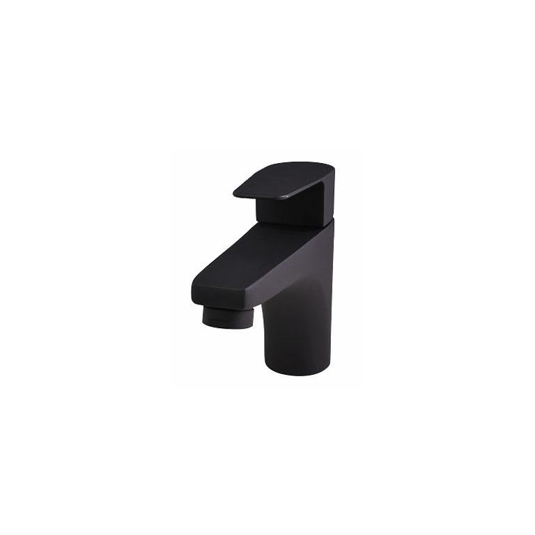 Misturador Monocomando de Mesa para Lavatório Led Bica Baixa Preto Fosco - Perflex