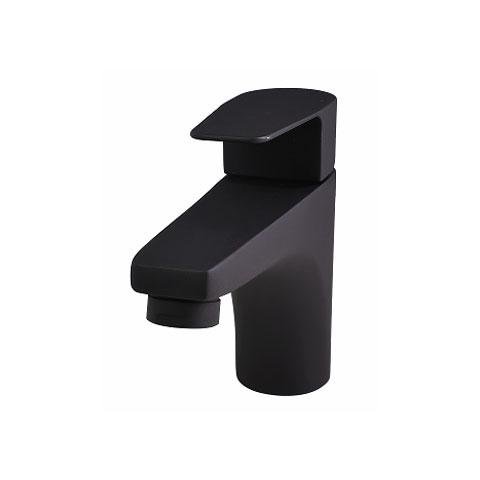 Misturador Monocomando de Mesa para Lavatório Led Bica Baixa Preto Fosco - Perflex