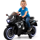 Ver imagem 1 de Moto Eletrica Infantil Biemme Turbo Sport Duo 12v Preta
