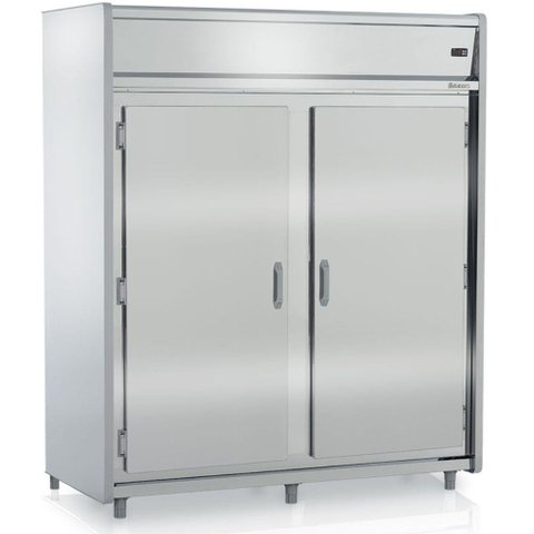 Mini Câmara Refrigerada 2 Portas com Prateleira Gmcr2100ps Gelopar Mini Câmara 2111 Litros Inox