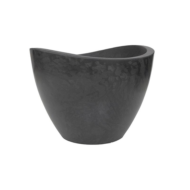 Vaso Vasart Copacabana 60x45cm Antique Preto R38006004517