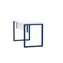 Ver imagem 6 de Mesa Escritório 1500x700x750mm M150-70pe40tub Branco-azul Delrei