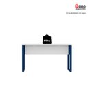 Ver imagem 4 de Mesa Escritório 1500x700x750mm M150-70pe40tub Branco-azul Delrei