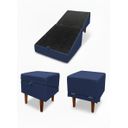 Ver imagem 2 de Rampa Pet Antiderrapante, Tecido Suede Azul