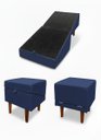 Ver imagem 2 de Rampa Pet Antiderrapante, Tecido Suede Azul