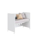 Ver imagem 4 de Mini Berço Infantil Moisés Multifuncional 4 em 1 com Rodas para Quarto de Bebê Branco