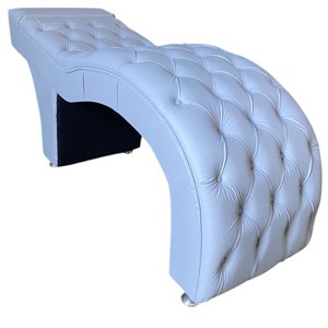 Maca Estética Estofada M1 70cm Corino Cinza Claro - In9 Decor