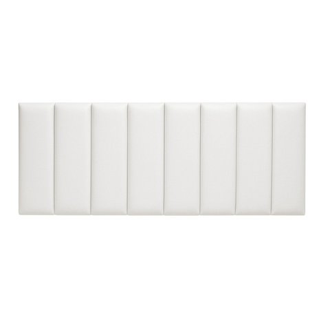 Cabeceira de Couro Legítimo Suspensa Cama Queen Evoa