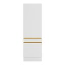 Ver imagem 5 de Paneleiro 2 Portas 62cm com Rodapé Veneza Multimóveis V2119 Branco/Dourado