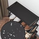 Ver imagem 4 de Organizador Sapateira Portatil 8 Niveis Preto Luxo Casa Quarto Lavanderia Brinquedos