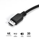 Ver imagem 2 de Cabo Mini Displayport Macho Para Displayport Macho V.1.2 28awg Puro Cobre 2 Metros - Pmddpm-2