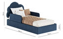 Ver imagem 5 de Cama Infantil Nuvem Montessoriana com Colchão Azul - Bgaspari