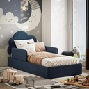 Ver imagem 3 de Cama Infantil Nuvem Montessoriana com Colchão Azul - Bgaspari