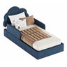 Cama Infantil Nuvem Montessoriana com Colchão Azul - Bgaspari - 3