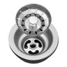 Válvula para Pia Aço Inox 3.1/2 G01 Cromado - Mpozenato - 1
