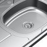 Válvula para Pia Aço Inox 3.1/2 G01 Cromado - Mpozenato - 2