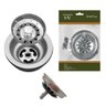 Válvula para Pia Aço Inox 3.1/2 G01 Cromado - Mpozenato - 7