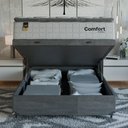 Ver imagem 6 de Cama Box Baú Casal Colchão Comfort Class Pillow Top 138x188 Branco/suede Cinza