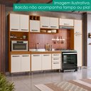 Ver imagem 5 de Cozinha Compacta 5 Peças 298x218 cm Balcao para Pia Malta Freijo Off Acetinado Poliman