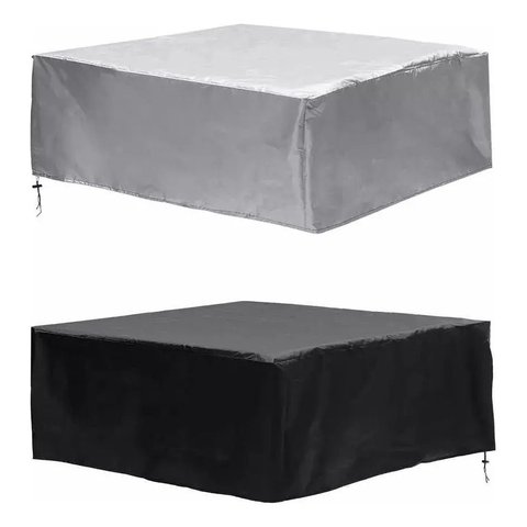 Capa Impermeável Compatível Mesa Quadrada 165x165x80