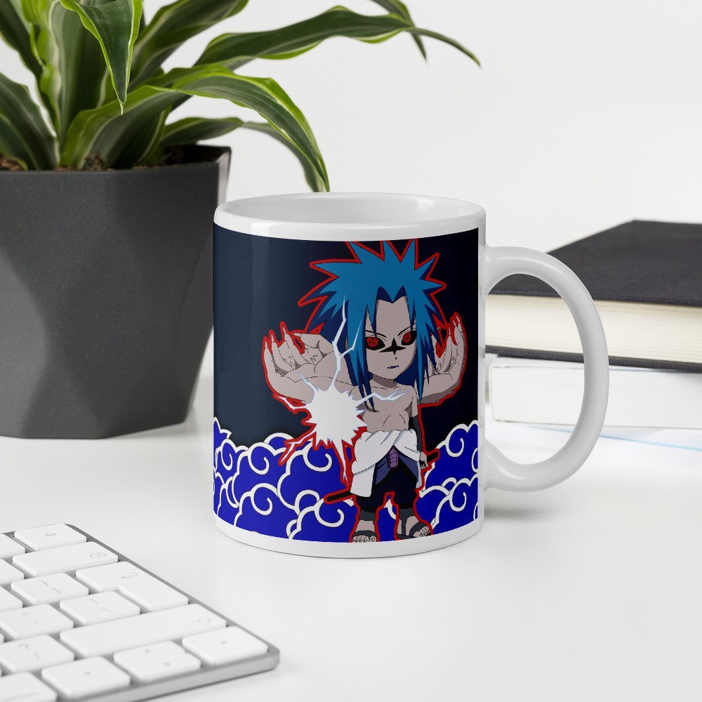 Caneca de Porcelana Naruto Sasuke Estagio 2 Personagens - 5