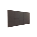 Ver imagem 1 de Cabeceira Estofada Casal 13 Blocos Não É Segredo Courvin Marrom Escuro 140x60