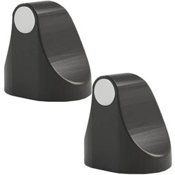 Kit 2 Prendedores Trava Porta Aparadores de Imã Fixadores Magnéticos Cinza Comfort Door - 1 Kit 2 Prendedores Trava Porta Aparadores de Imã Fixadores Magnéticos Cinza Comfort Door - 1