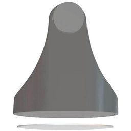 Kit 2 Prendedores Trava Porta Aparadores de Imã Fixadores Magnéticos Cinza Comfort Door - 2 Kit 2 Prendedores Trava Porta Aparadores de Imã Fixadores Magnéticos Cinza Comfort Door - 2