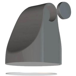 Kit 2 Prendedores Trava Porta Aparadores de Imã Fixadores Magnéticos Cinza Comfort Door - 4 Kit 2 Prendedores Trava Porta Aparadores de Imã Fixadores Magnéticos Cinza Comfort Door - 4