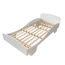 Ver imagem 4 de Quarto Infantil com Cama Mesa Casinha e Banco Olívia 100% MDF Espresso Móveis Branco/Brilho