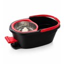 Ver imagem 6 de Mop Balde 13 Litro Turbo 360 com Pedal e Esfregão Cesto Inox