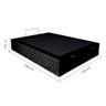 Base para Cama Box Casal Martin Premium com Baú Suede (47x138x188) Preta - 3