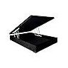 Base para Cama Box Casal Martin Premium com Baú Suede (47x138x188) Preta - 2