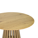 Ver imagem 2 de Mesa de Centro Decorativa Madeira Base Ripada Moderna Waw Design