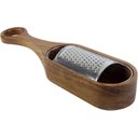 Ver imagem 1 de Ralador em Aço Inox C/ Suporte Madeira Acácia 29cm Tuut