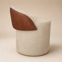 Ver imagem 4 de Puff com Encosto Orgânico Moderno para Recepção Sala Quarto