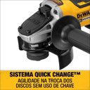 Ver imagem 6 de Esmerilhadeira Bateria 20v 4.1/2 2 Baterias e Bolsa Dcg413p2 Dewalt