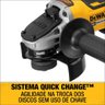 Esmerilhadeira Bateria 20v 4.1/2 2 Baterias e Bolsa Dcg413p2 Dewalt - 6